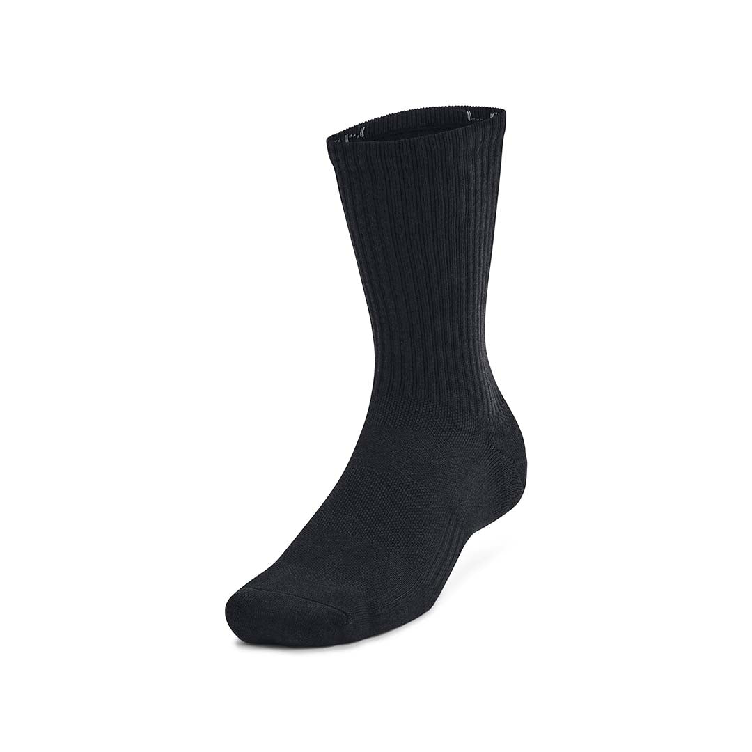Under Armour Unisex Training Cotton 3-Pack Crew Socks | 1386311-001