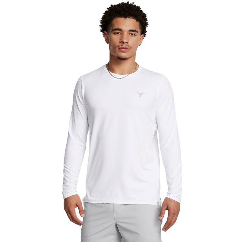 Under Armour Men Project Rock Authentic Crew Long Sleeve | 1386871-100