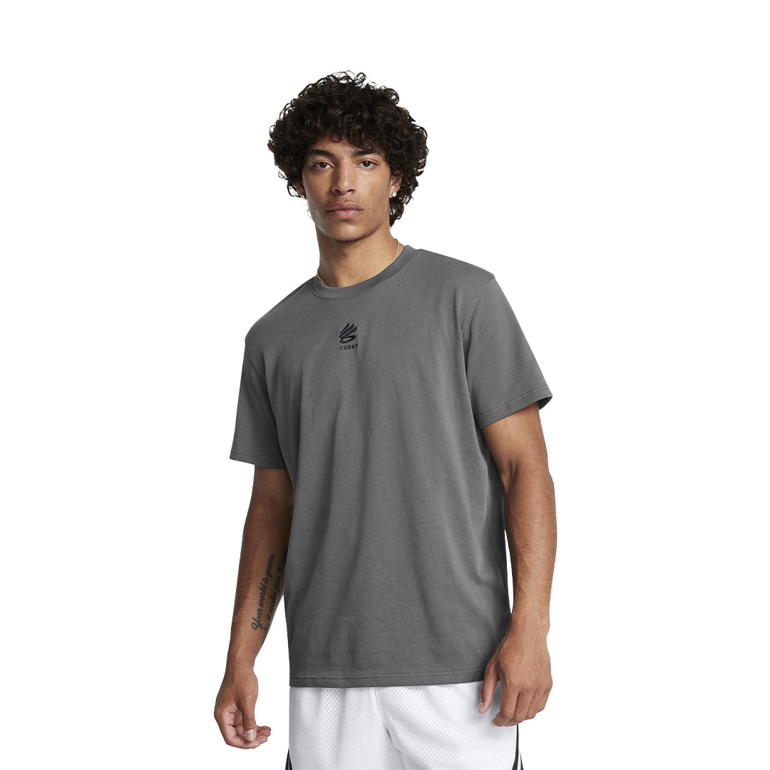 Under Armour Men Curry Hvyweight Logo T-Shirt | 1387107-025