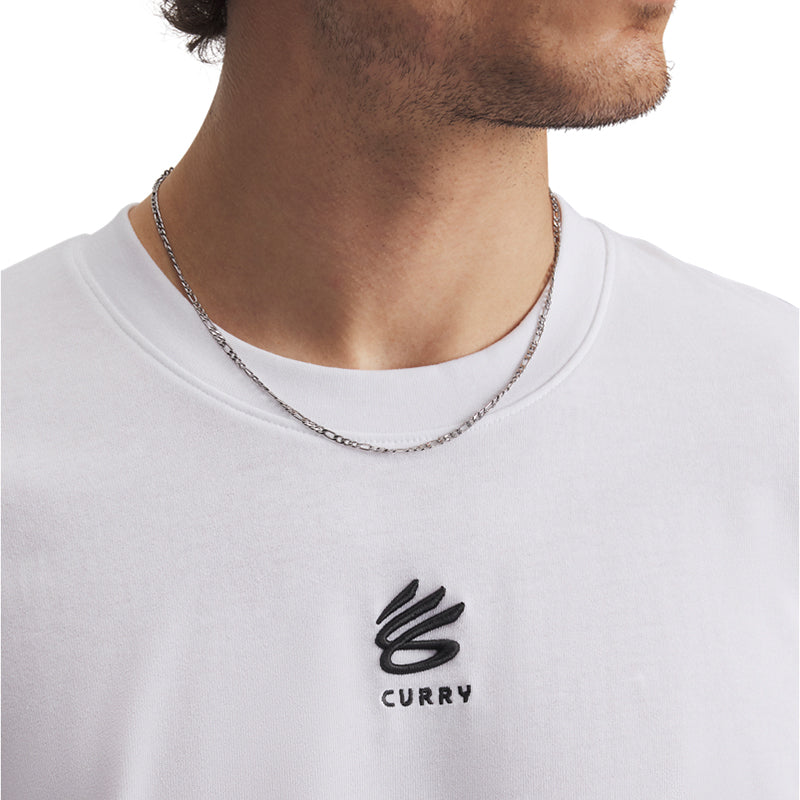 Under Armour Men Curry Heavyweight Logo Tee | 1387107-100