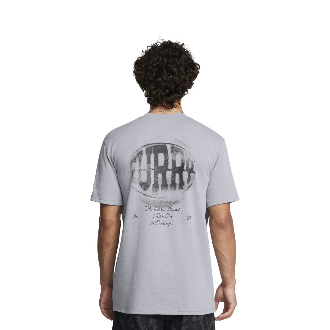 UA Men Curry Verbiage Heavyweight T-Shirt | 1387110