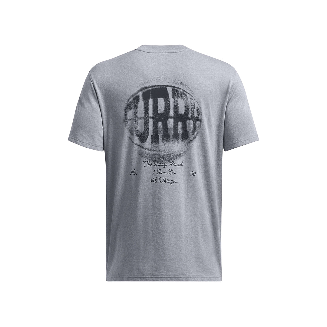 UA Men Curry Verbiage Heavyweight T-Shirt | 1387110