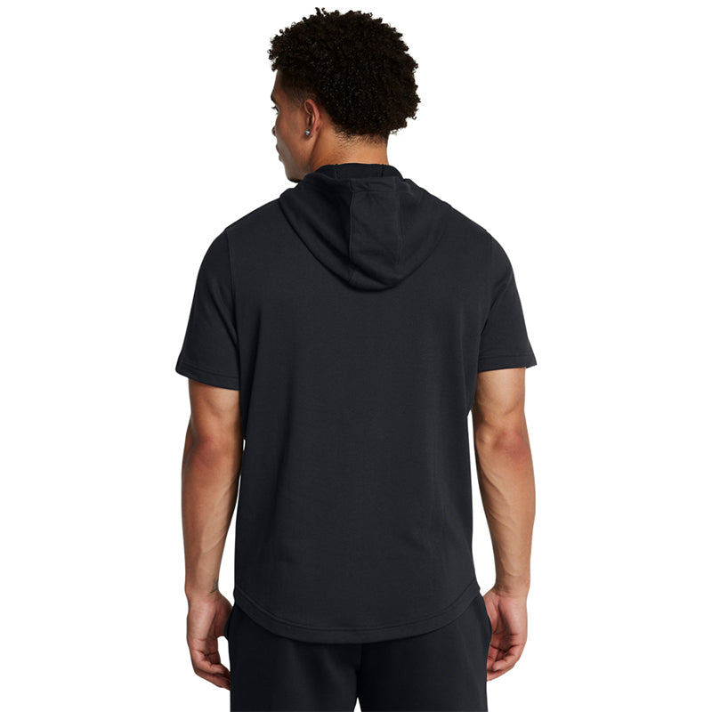 Under Armour Men Project Rock Terry Short Sleeve Hoodie | 1387447-001