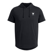 UA Men Project Rock Terry Short Sleeve Hoodie | 1387447