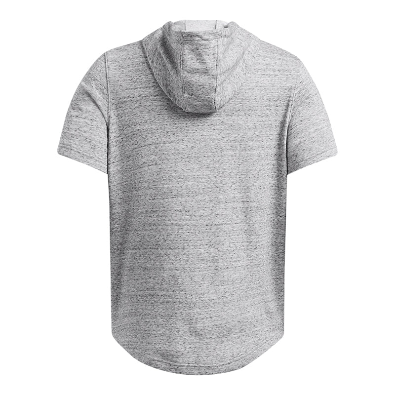 Under Armour Men Project Rock Terry Short Sleeve Hoodie | 1387447-011