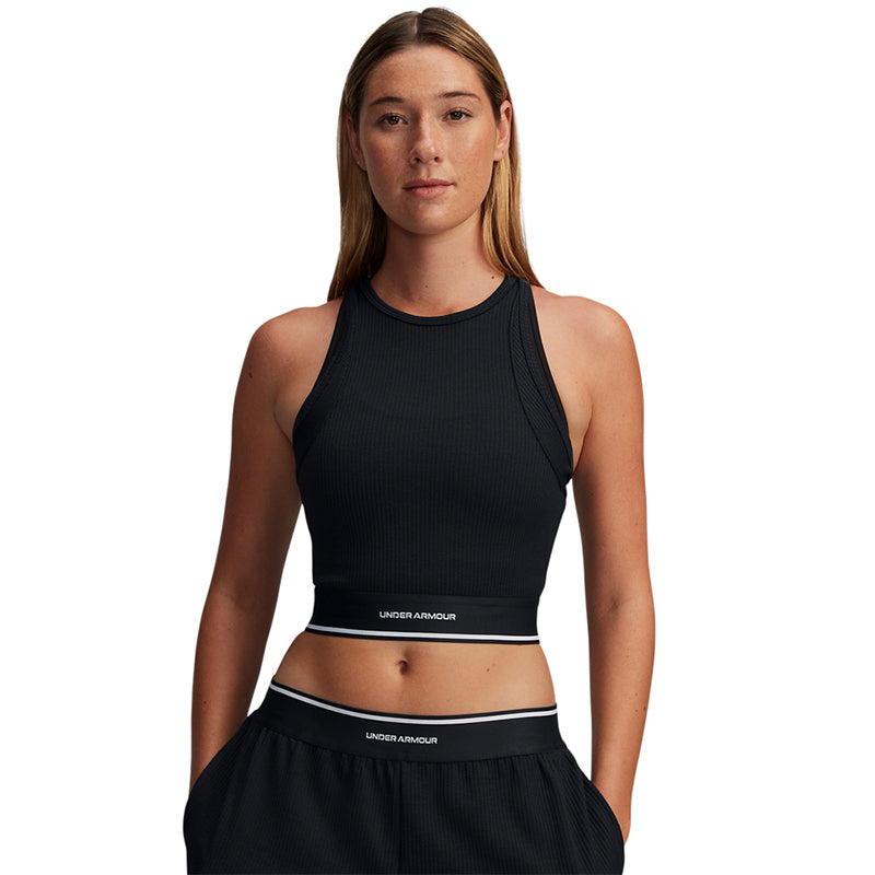 Under Armour Women Meridian Rib Branded Tank  | 1389641-001