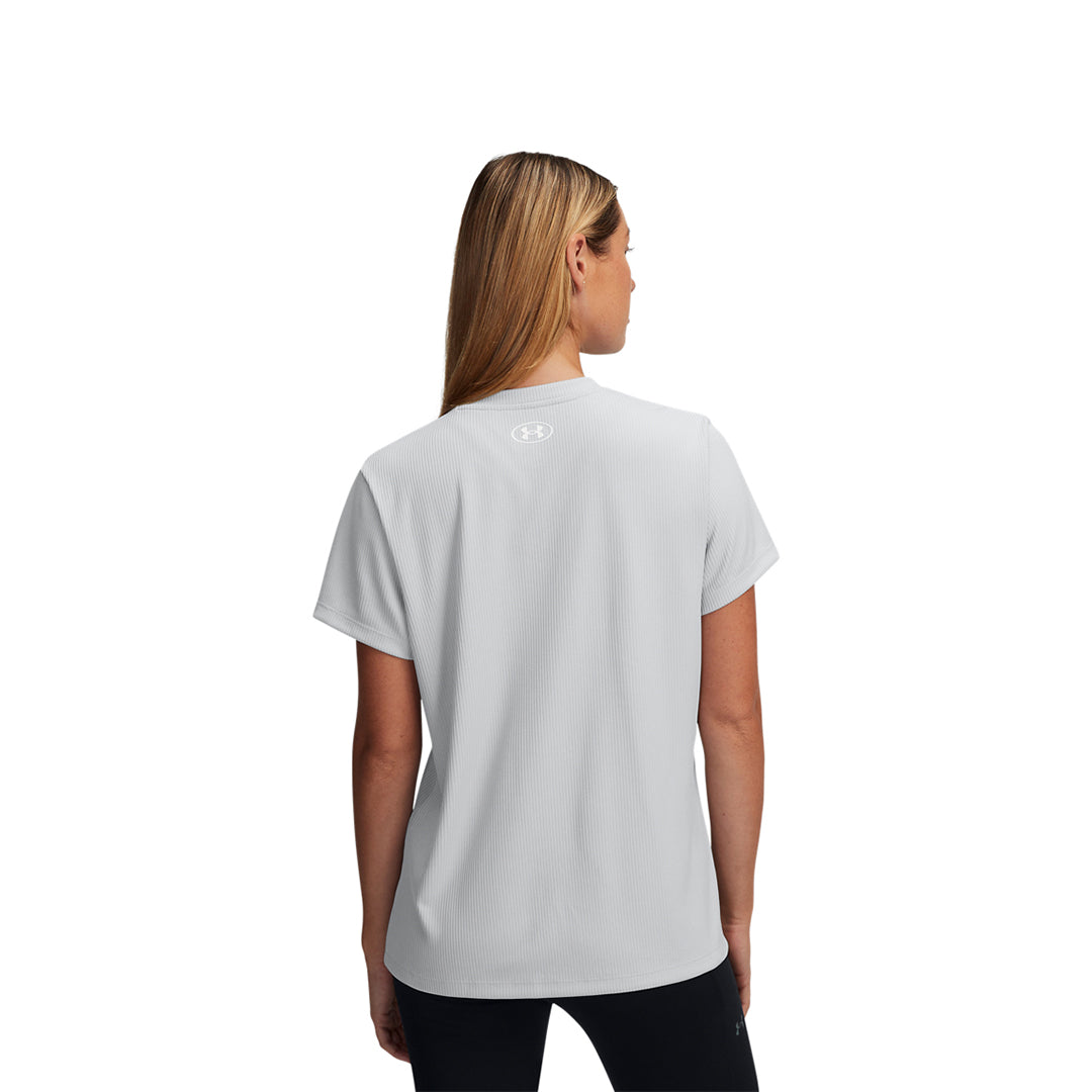 Under Armour Women Tech Rib Short Sleeve | 1389852-011