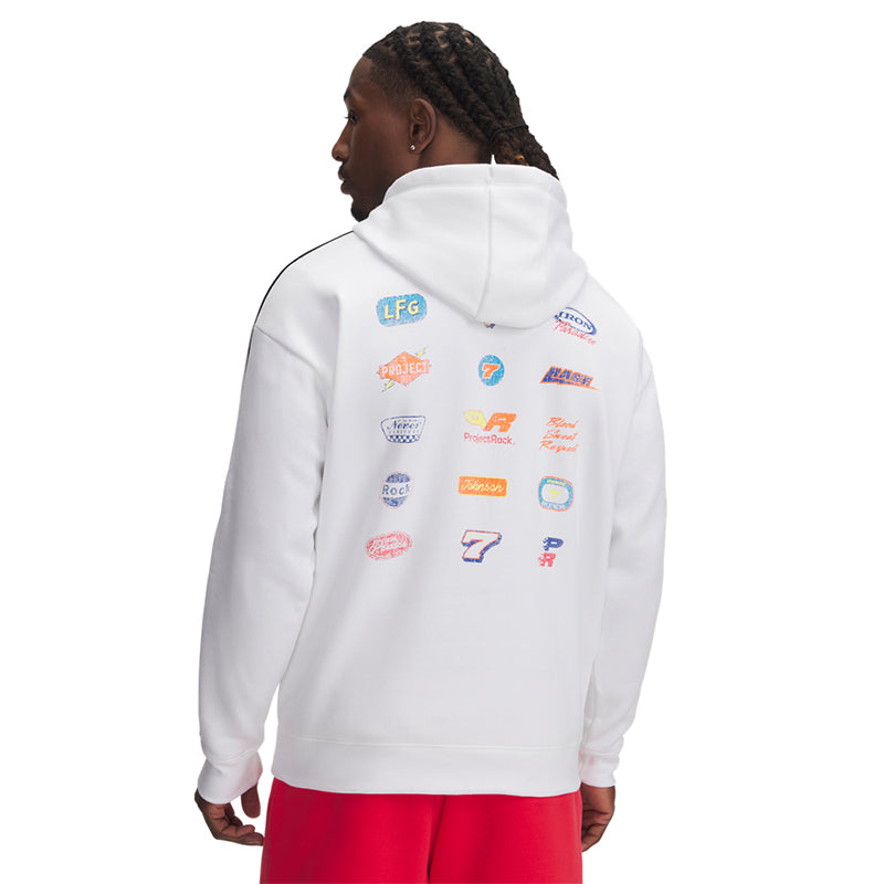 Under Armour Men Project Rock Icon Fleece Hoodie | 1389916-100