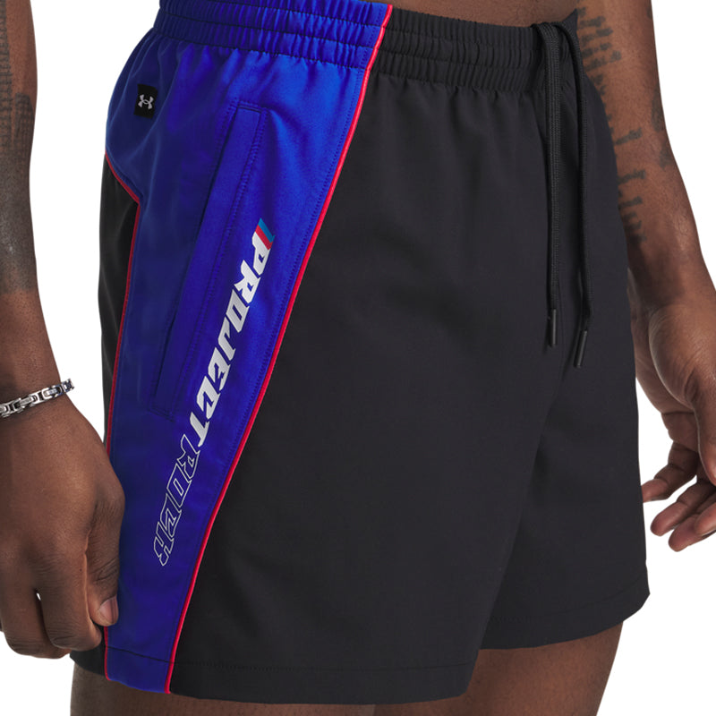 Under Armour Men Project Rock Woven Colorblock Shorts | 1389919-001