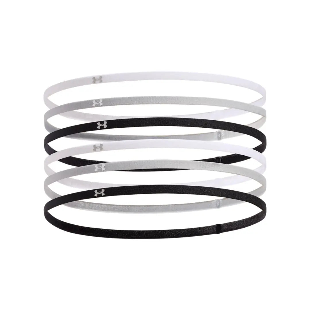 Under Armour Women Mini Elastic 6-Pack Headbands | 1389932-001