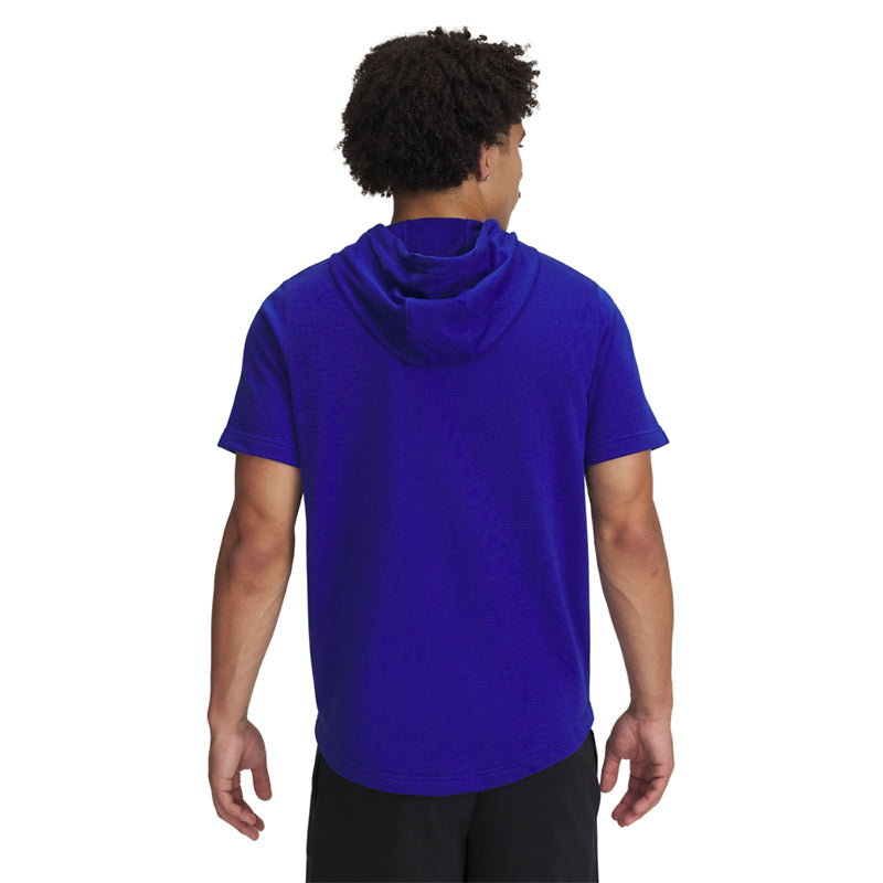 Under Armour Men Project Rock Short Sleeve Terry Hoodie | 1389938-400