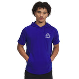 UA Men Project Rock Short Sleeve Terry Hoodie | 1389938
