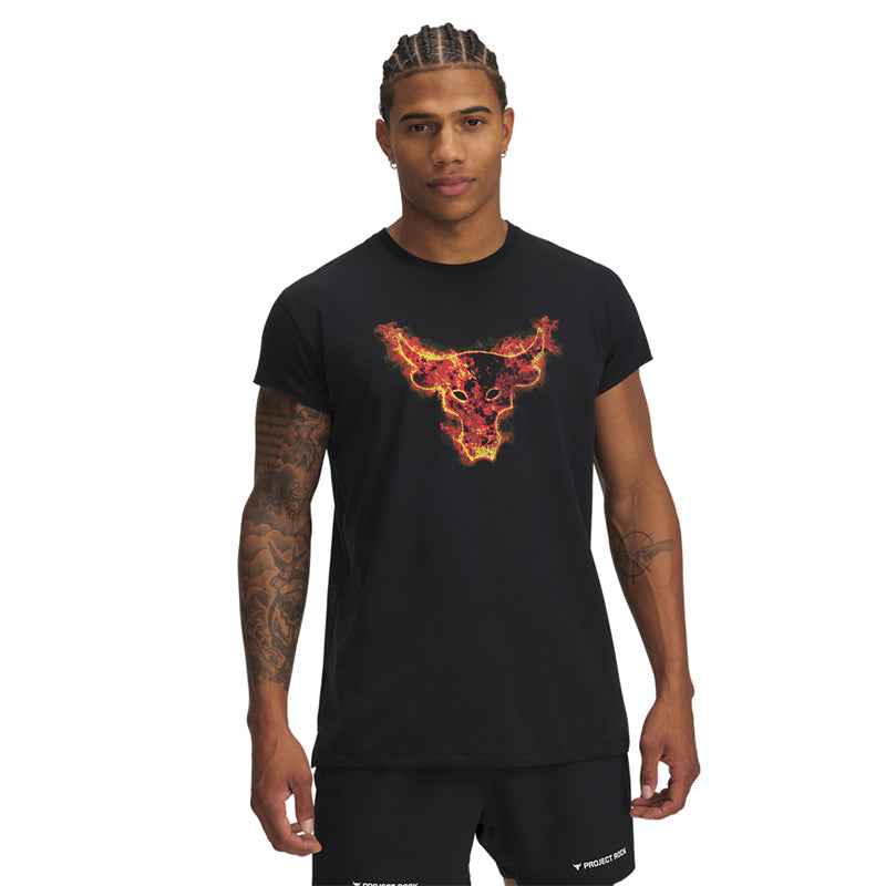 Under Armour Men Project Rock Cap Sleeve T-Shirt | 1389940-001