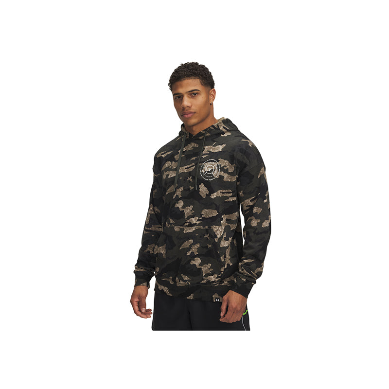 Under Armour Men Project Rock Aop Terry Hoodie | 1389951-310