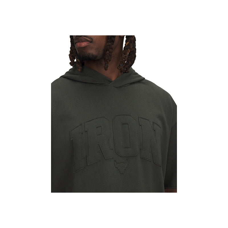 UA Men Project Rock Short Sleeve Terry Hoody | 1389952