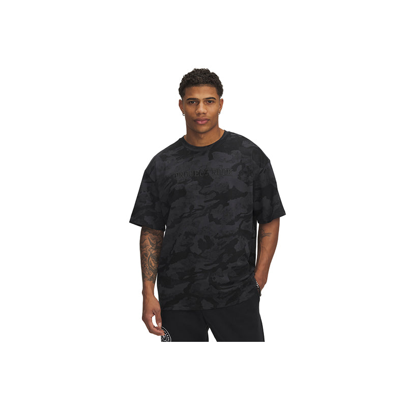 Under Armour Men Project Rock Hwt Aop Short Sleeve | 1389976-001