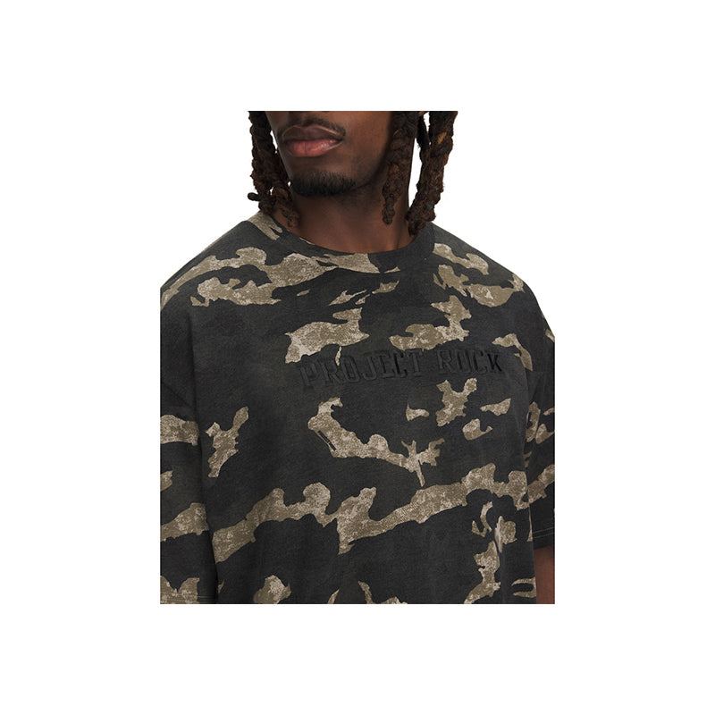 UA Men Project Rock Heavyweight AOP Short Sleeve | 1389976