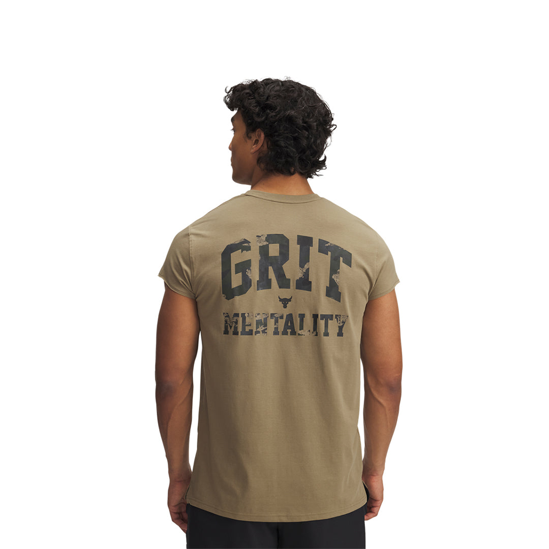 Under Armour Men Project Rock Cap Sleeve T-Shirt | 1389984-251