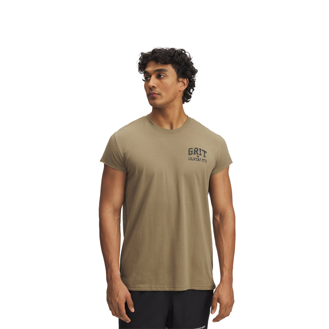 Under Armour Men Project Rock Cap Sleeve T-Shirt | 1389984-251