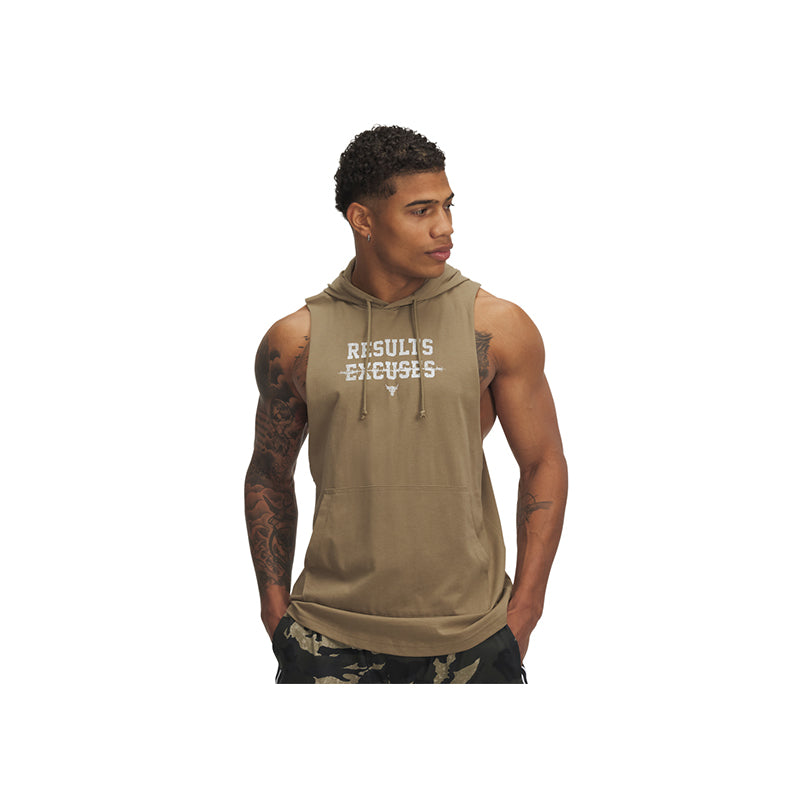 Under Armour Men Project Rock Terry Sleeveless Hoodie  | 1389979-299