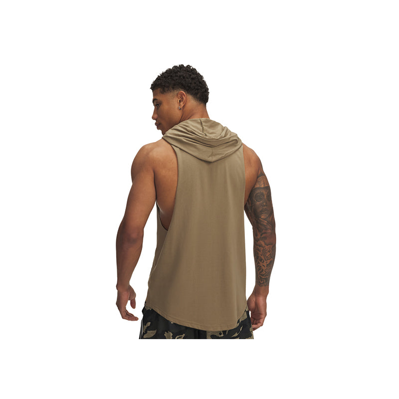 Under Armour Men Project Rock Wire Sleeveless Hoodie | 1389986-251