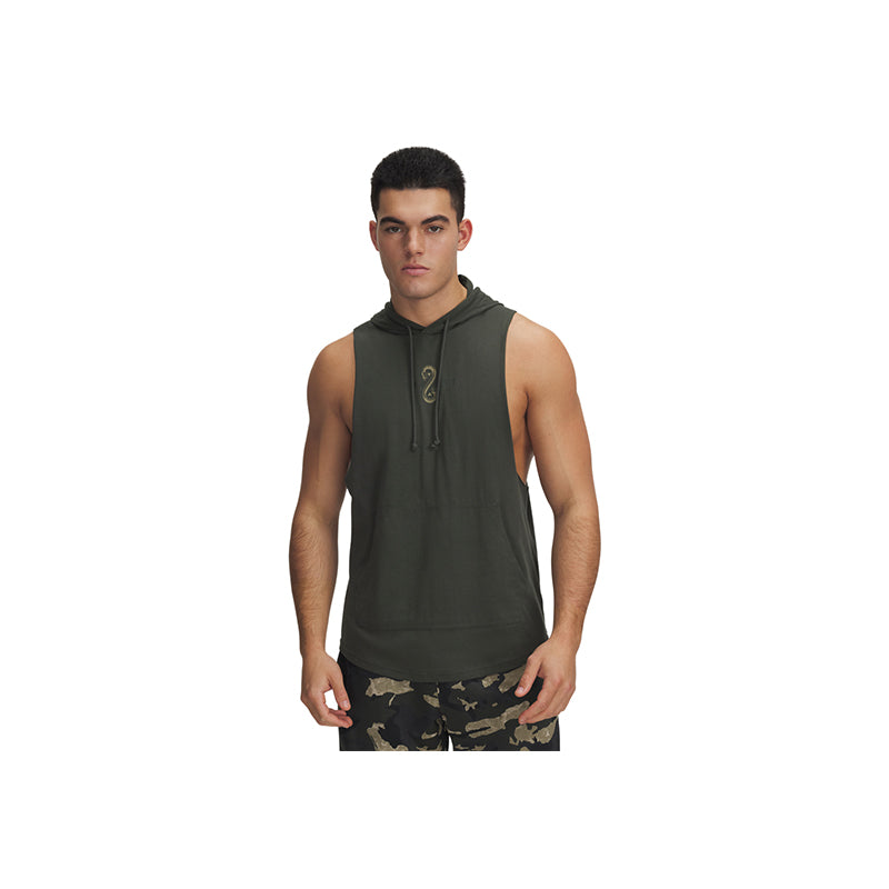 Under Armour Men Project Rock Snake Sleeveless Hoodie | 1389987-310