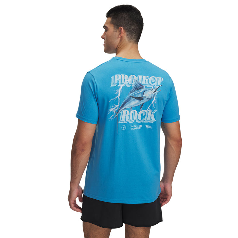 Under Armour Men Project Rock Salt Short Sleeve | 1390001-452