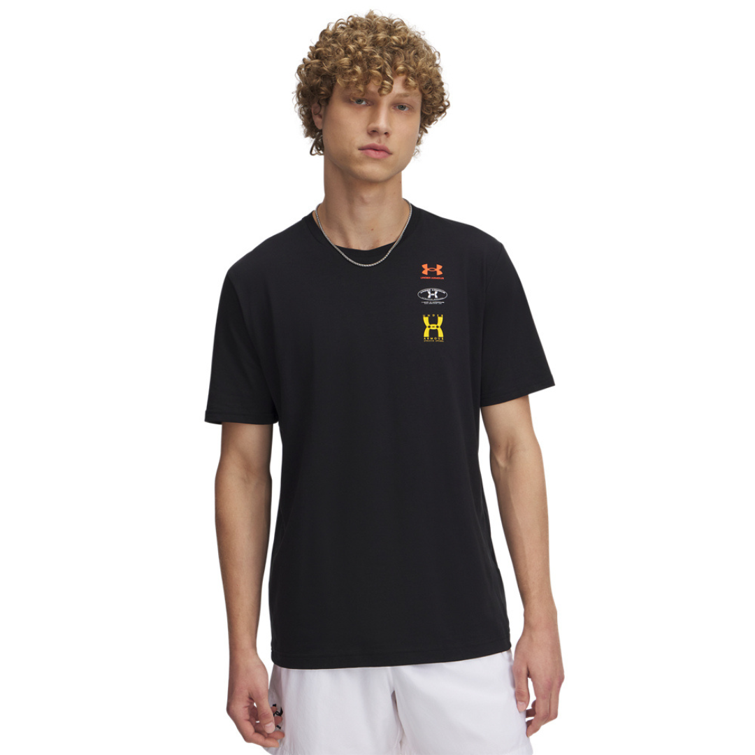 Under Armour Men 60/40S EVOL Logo Short Sleeve| 1390165-001