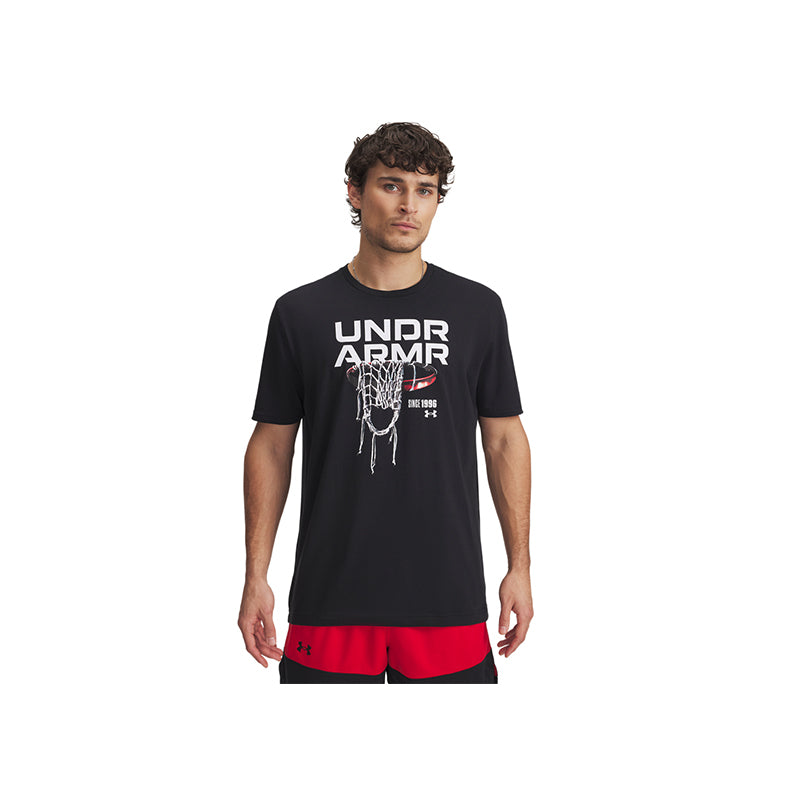 UA Men 60/40S Hoops Net Short Sleeve | 1390188