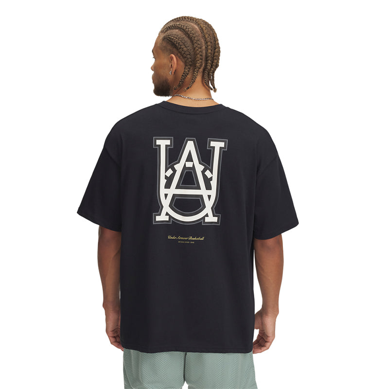 Under Armour Men Heavyweight Hoops Courtside Short Sleeve | 1390191-001