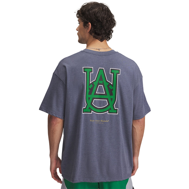 Under Armour Men Heavyweight Hoops Courtside Short Sleeve | 1390191-044