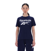 Reebok Women Paisley Big Logo Crewneck Short Sleeve Tee | 100241370