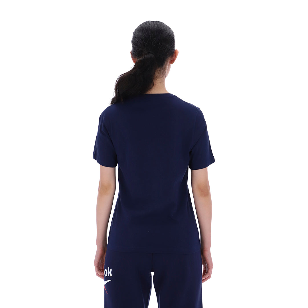 Reebok Women Paisley Big Logo Crewneck Short Sleeve Tee | 100241370