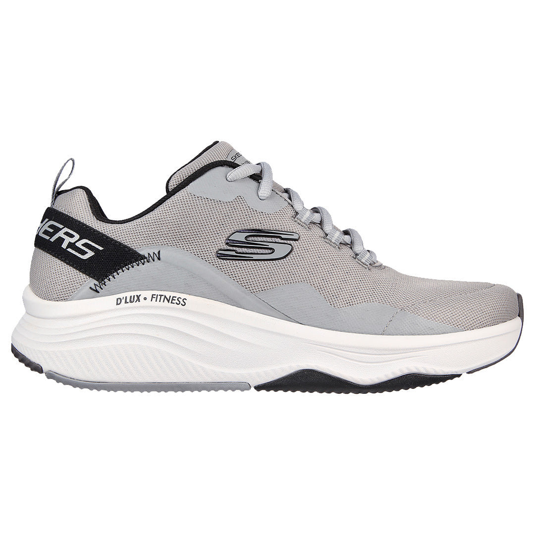 Skechers Men D'Lux Fitness - Roam Free | 232358GRY – Sports Central