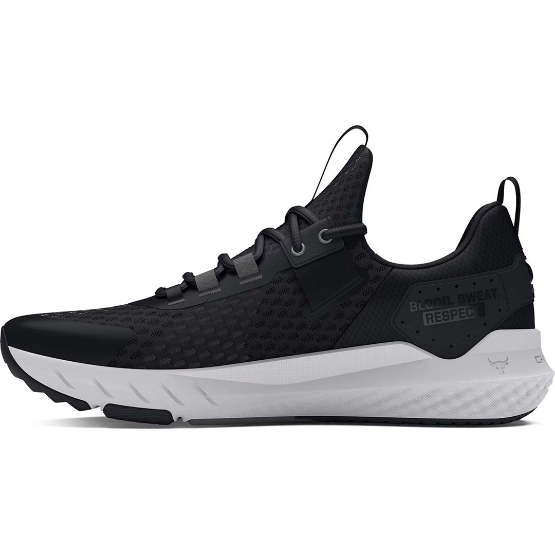 Size 10 - Under Armour Project Rock BSR 2 White Black for sale online