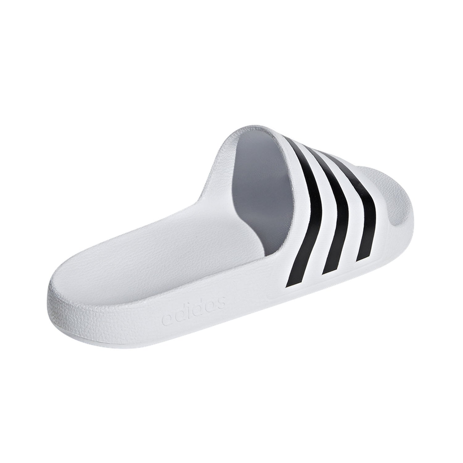 Adidas Men's Adilette Aqua Swim Slides in Cloud White/Core Black