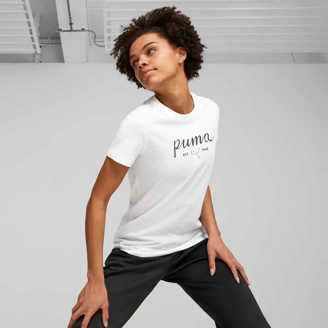 Puma Women Graphic Tee Script | 52421002