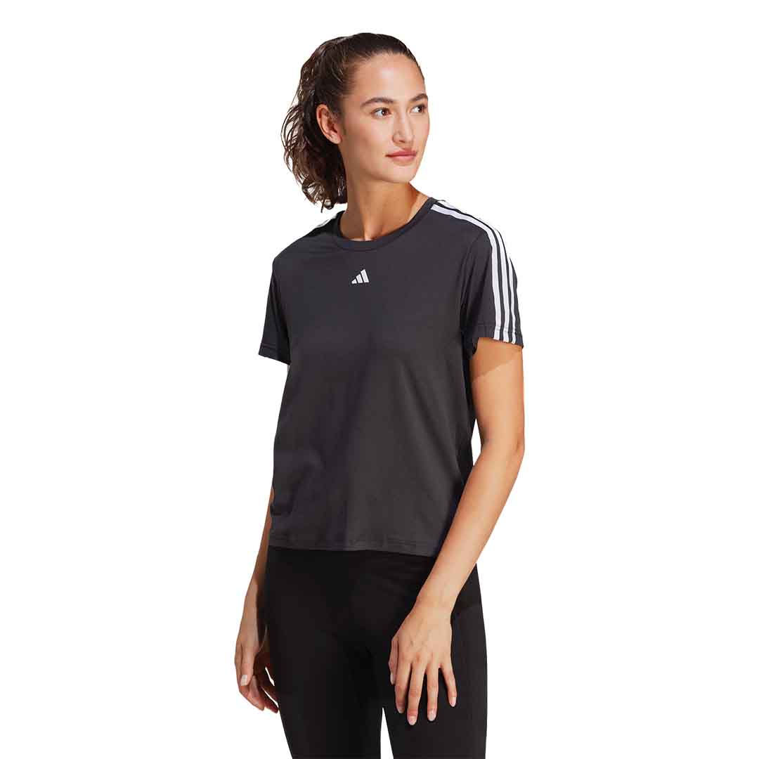 adidas Women Aeroready Train Essentials 3-Stripes Tee | IC5039