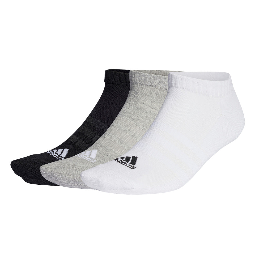 adidas Men Cushioned Low-Cut Socks 3 Pairs | IC1333