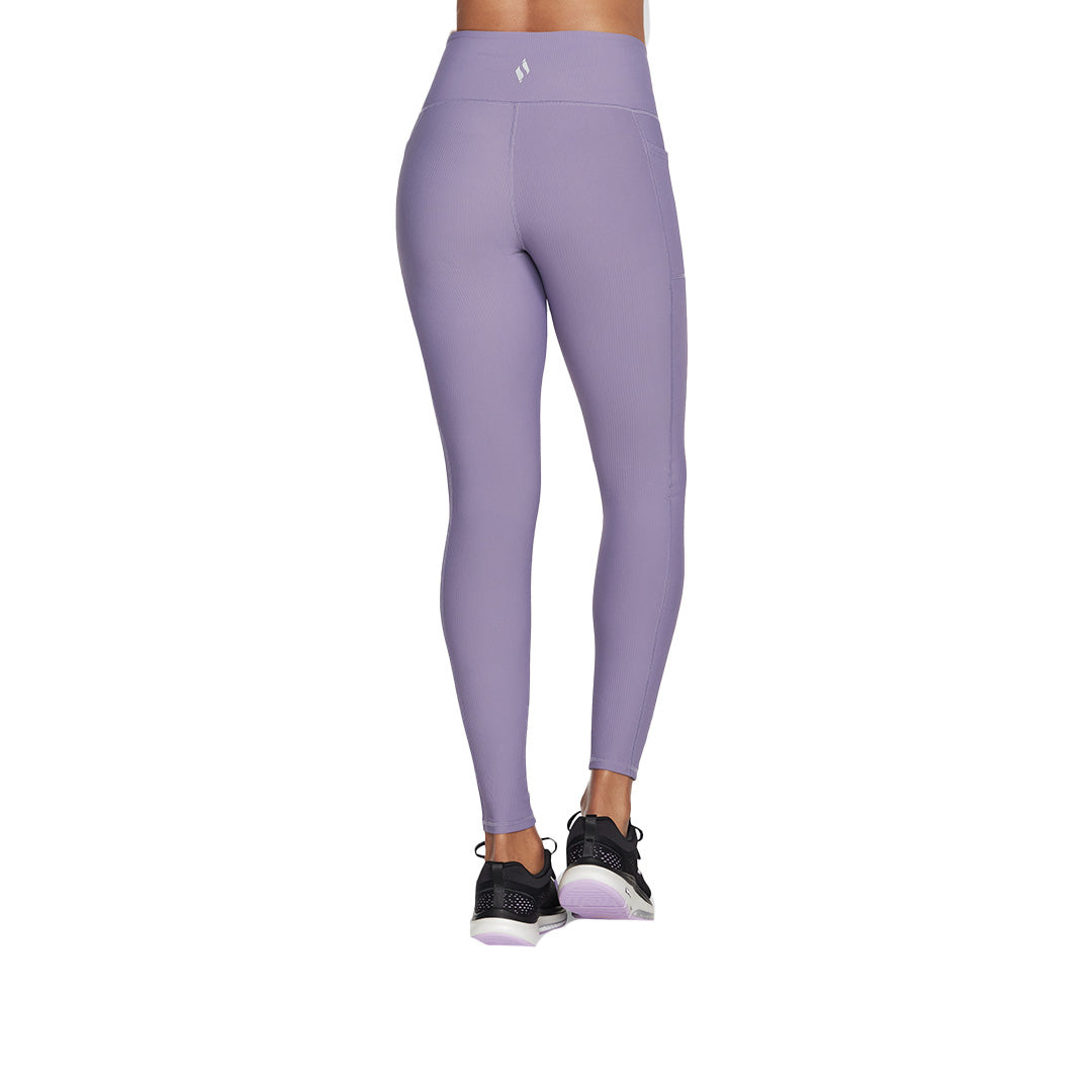 Skechers Women Go Flex Rib Full Lenght High-Waisted Leggings | LG2GYPR