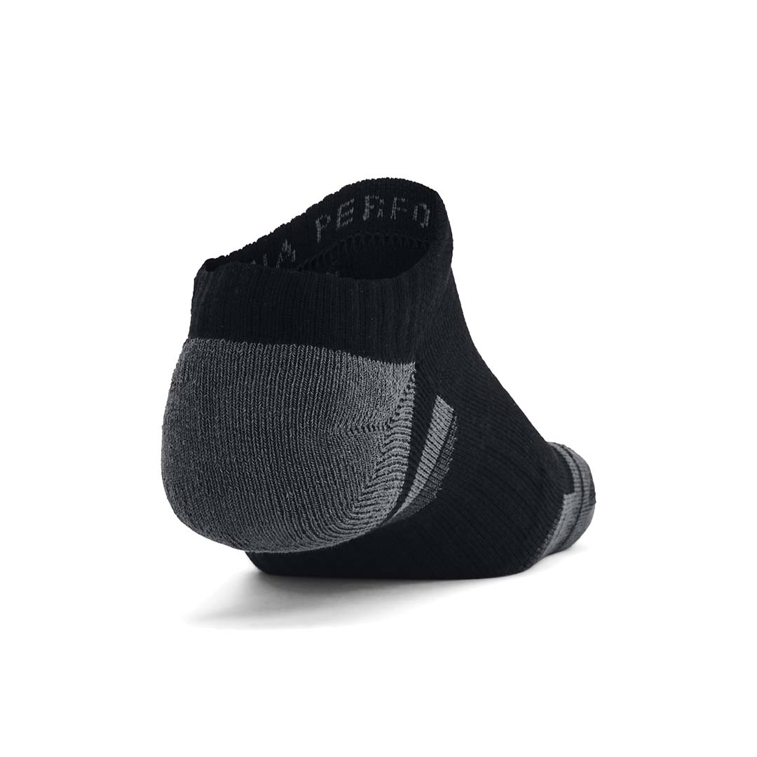 Under Armour Unisex Performance Cotton 3-Pack No Show Socks | 1379526-001