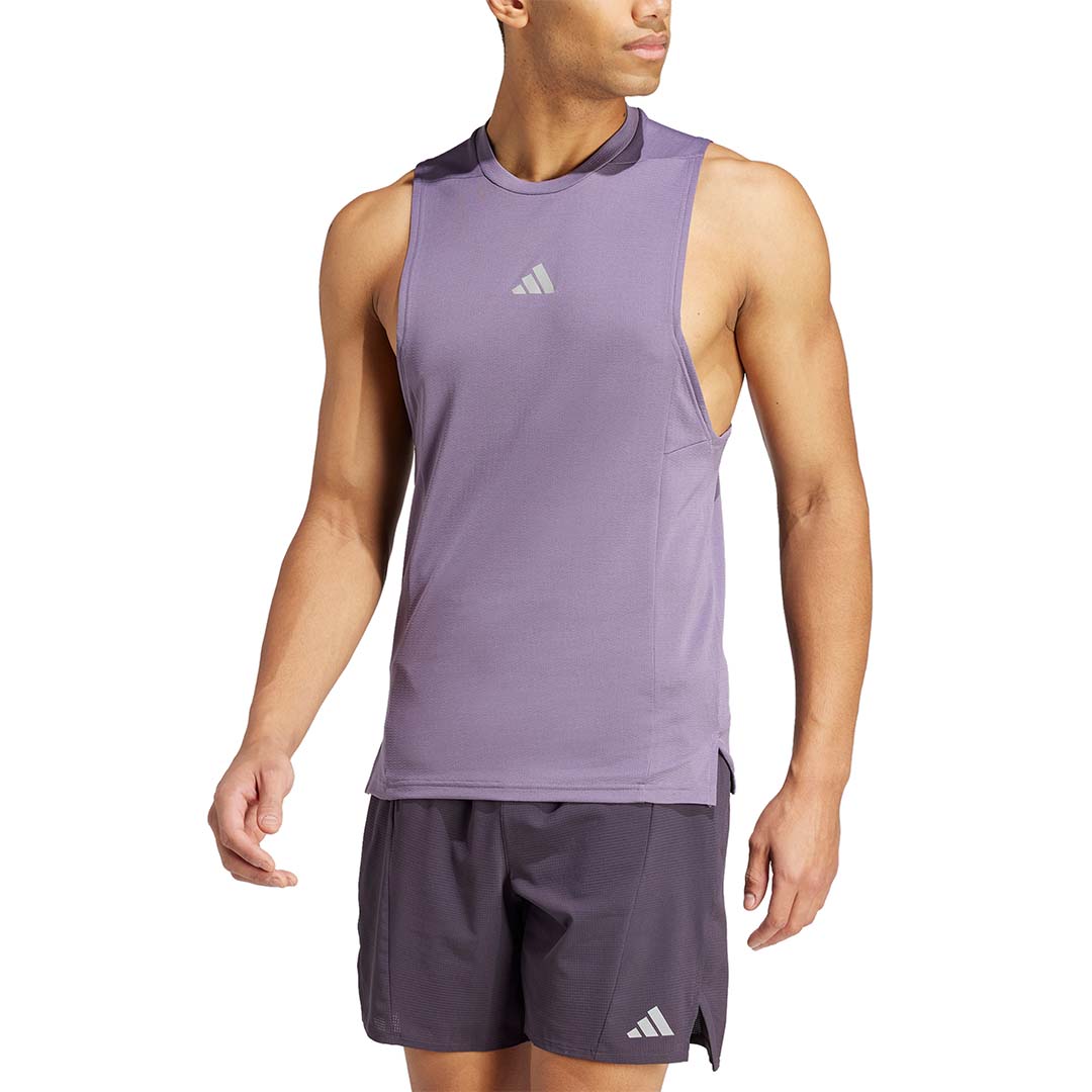 adidas Men Designed for Training Workout HEAT.RDY Tank Top | IS3711
