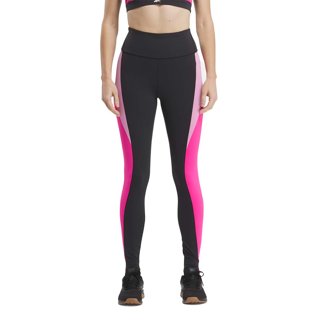 Reebok Women Lux High-Rise Tight-Colorblock | 100076147