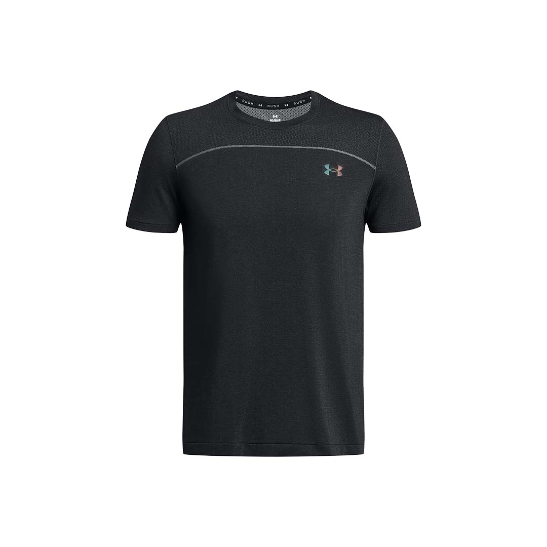 Under Armour Men Rush Seamless Wordmark Short Sleeve | 1382799-001
