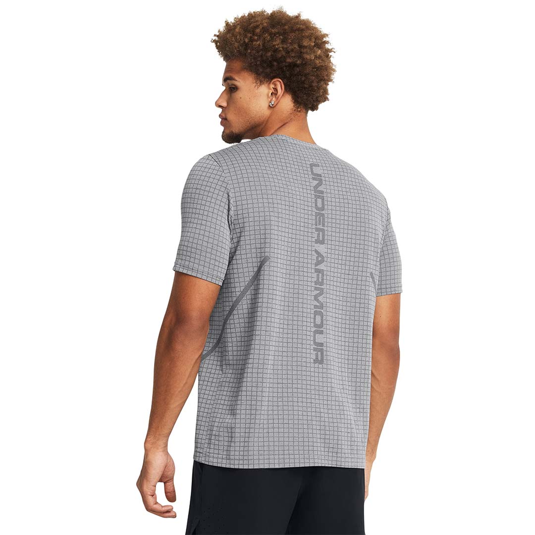 Under Armour Men Vanish Seamless Grid Short Sleeve | 1376921-011