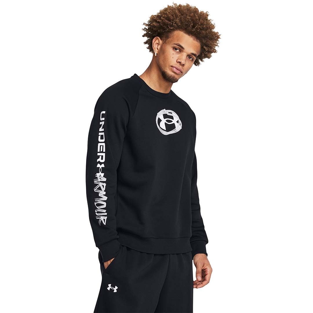 Under Armour Men Rival Fleece MultiPrint Crew | 1383093-001