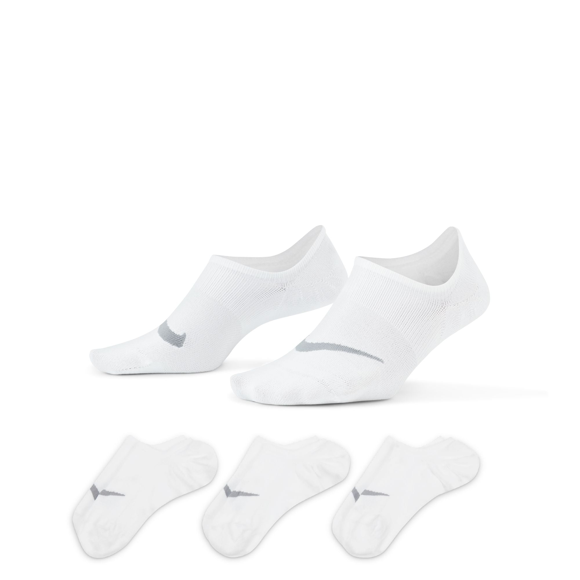 Nike Women Everyday Plus Lightweight Training Footie Socks 3 Pairs | SX5277-101
