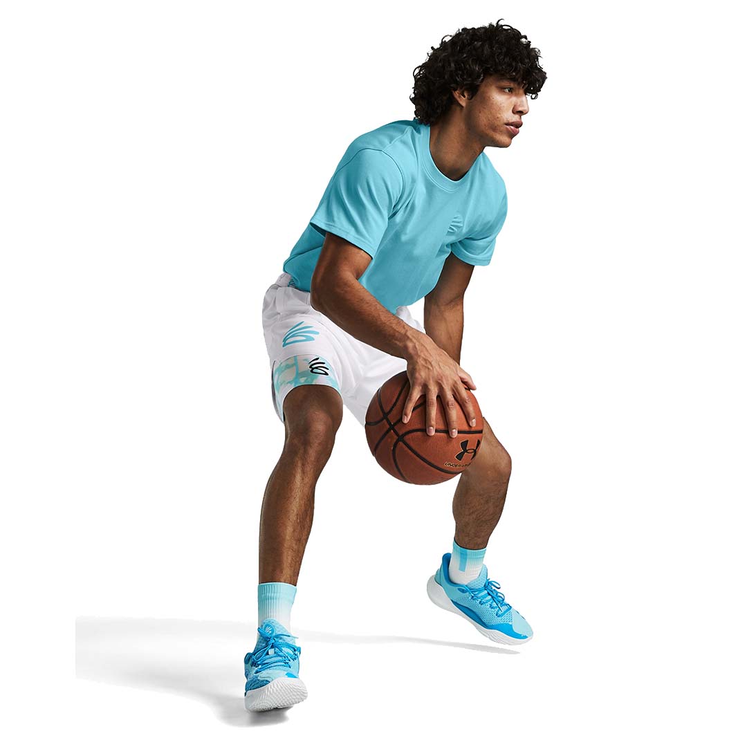Under Armour Men Curry HeatGear Printed Shorts | 1379829-914