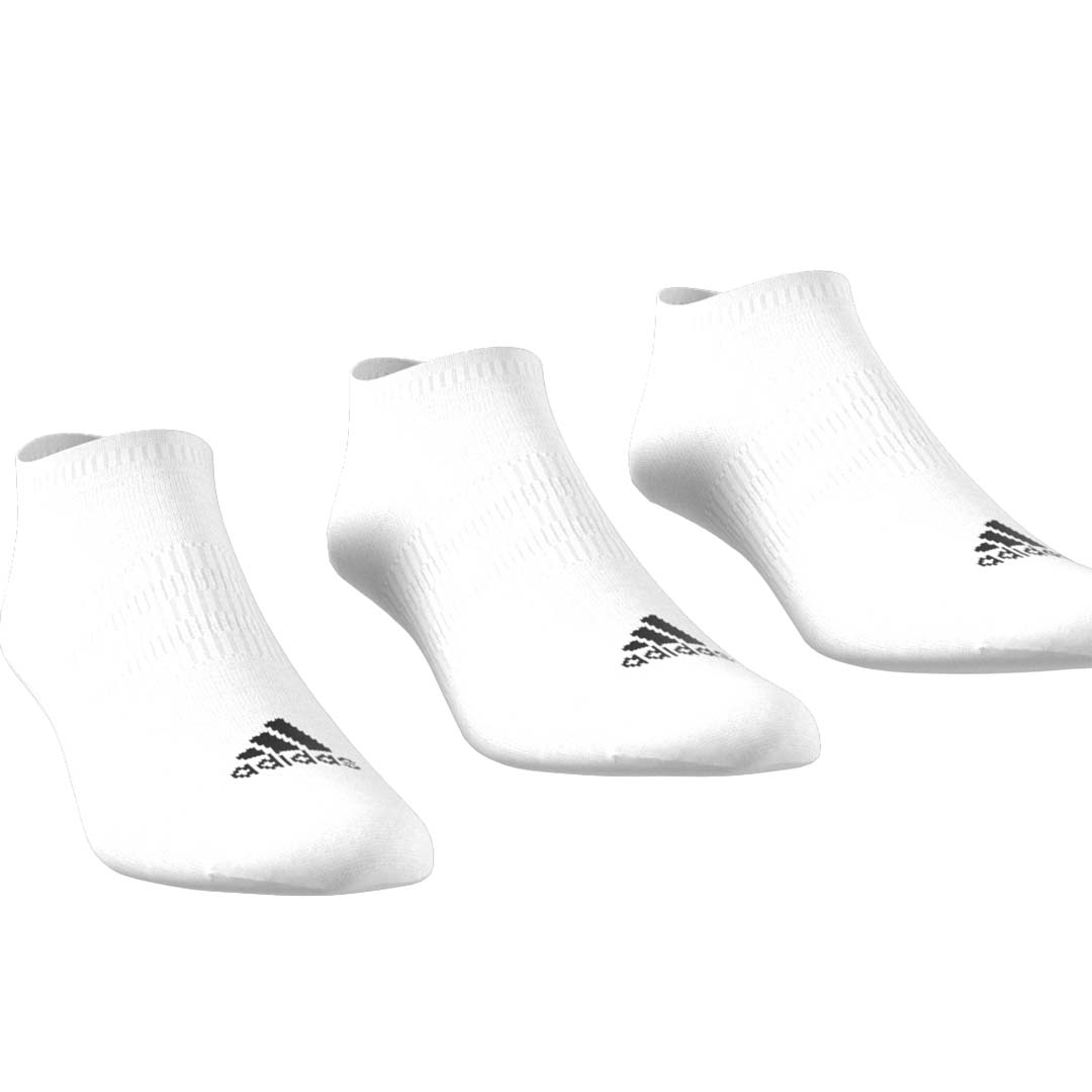 adidas Unisex Thin & Light Sportswear No-Show Socks 3 Pairs | HT3463