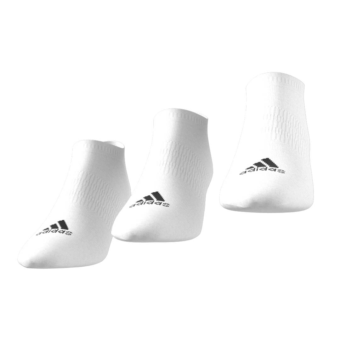 adidas Unisex Thin & Light Sportswear No-Show Socks 3 Pairs | HT3463